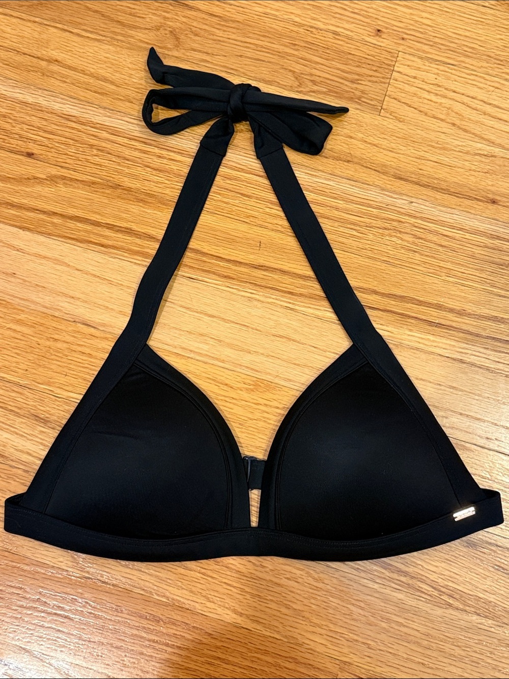 VS PINK Halter Triangle Push-up Bikini Top